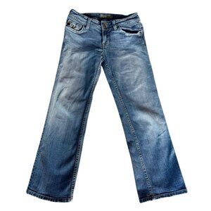 Miss Me Women's Sz 27 Jeans Camouflage Embellished Flap Pockets JP4222 Ltd Ed